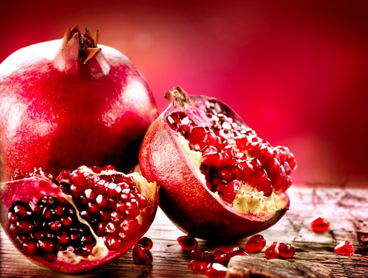 Vitamini pod usnjato lupino – granatno jabolko