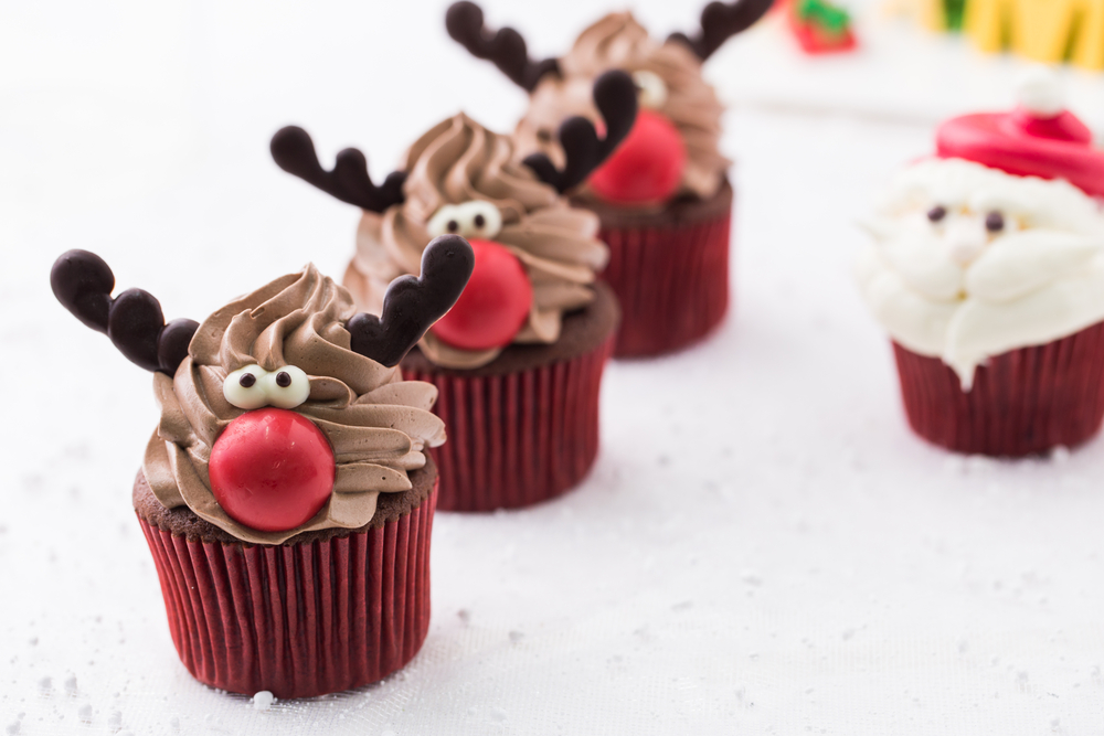 božični cupcakes